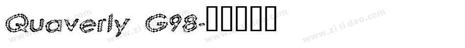 Quaverly G98字体转换